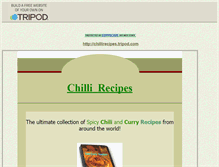 Tablet Screenshot of chillirecipes.tripod.com