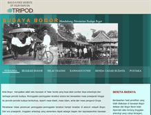 Tablet Screenshot of budayabogor.tripod.com