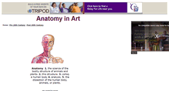 Desktop Screenshot of anatomyandart.tripod.com