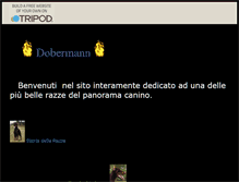 Tablet Screenshot of dobermann2.tripod.com