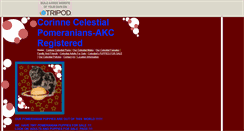 Desktop Screenshot of corinnecelestialpoms.tripod.com
