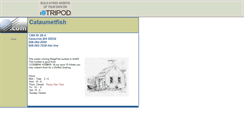 Desktop Screenshot of cataumetfish.tripod.com