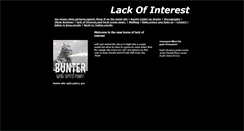 Desktop Screenshot of lackofinterest.tripod.com