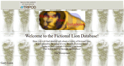 Desktop Screenshot of fictionallions.tripod.com