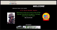 Desktop Screenshot of four77th.tripod.com