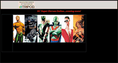 Desktop Screenshot of dcsuperheroesonline.tripod.com