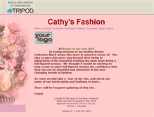 Tablet Screenshot of cathysfashion.tripod.com