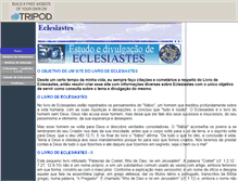 Tablet Screenshot of eclesiastes2000.tripod.com