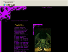 Tablet Screenshot of dragonmusic3.tripod.com