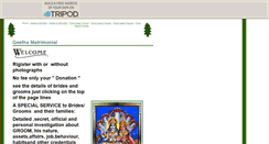 Desktop Screenshot of geethamatrimonial.tripod.com