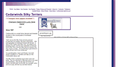 Desktop Screenshot of cedarwindssilkyterriers.tripod.com