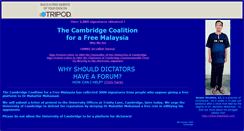 Desktop Screenshot of cambridgecoalition.tripod.com