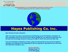 Tablet Screenshot of hayespub.tripod.com