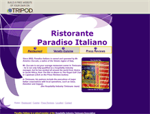 Tablet Screenshot of paradisoitaliano.tripod.com