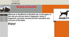 Desktop Screenshot of miracleofdunkirk.tripod.com