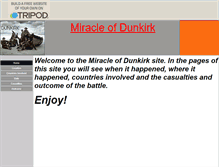 Tablet Screenshot of miracleofdunkirk.tripod.com
