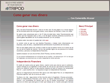 Tablet Screenshot of comoganarmasdinero.tripod.com