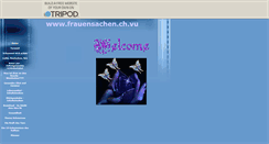 Desktop Screenshot of frauensachen.tripod.com