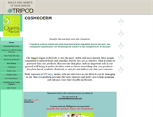 Tablet Screenshot of cosmoderm.tripod.com