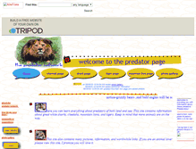 Tablet Screenshot of endangeredtiger.tripod.com