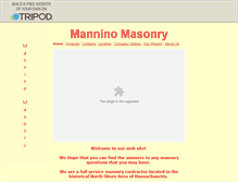 Tablet Screenshot of manninomasonry.tripod.com