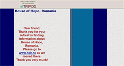 Desktop Screenshot of houseofhoperomania.tripod.com