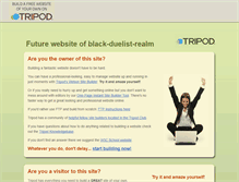 Tablet Screenshot of black-duelist-realm.tripod.com