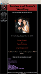 Mobile Screenshot of jordantaniawedding.tripod.com