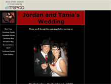 Tablet Screenshot of jordantaniawedding.tripod.com