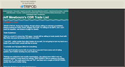 Desktop Screenshot of jeffscdrlist.tripod.com