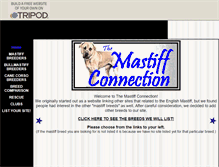 Tablet Screenshot of mastiffconnection.tripod.com