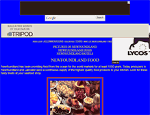 Tablet Screenshot of newfoundlandfood.tripod.com