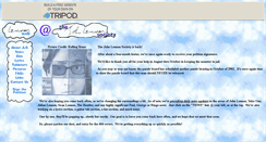 Desktop Screenshot of johnlennonsociety.tripod.com