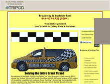 Tablet Screenshot of broadwaysurfsidetaxi.tripod.com