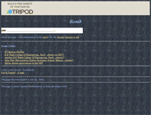 Tablet Screenshot of bomb.tripod.com