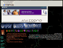 Tablet Screenshot of gypsyboots.tripod.com