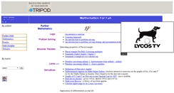 Desktop Screenshot of mathforfun.tripod.com