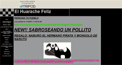 Desktop Screenshot of elhuarachefeliz.tripod.com