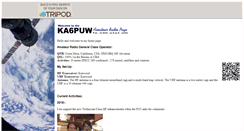 Desktop Screenshot of ka6puw.tripod.com