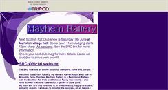 Desktop Screenshot of mayhemrattery.tripod.com