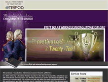 Tablet Screenshot of miraculousfoundation.tripod.com