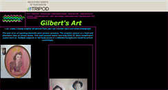 Desktop Screenshot of gilbertsart.tripod.com