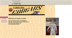 Desktop Screenshot of carolinacougars.tripod.com