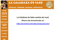 Desktop Screenshot of calabazasake.tripod.com