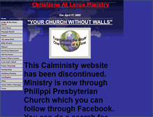 Tablet Screenshot of calministries.tripod.com
