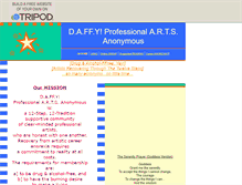 Tablet Screenshot of daffypaa.tripod.com