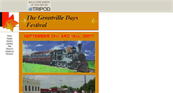 Desktop Screenshot of grantvilleday.tripod.com