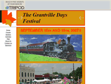 Tablet Screenshot of grantvilleday.tripod.com