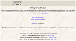 Desktop Screenshot of cyberpsalter.tripod.com