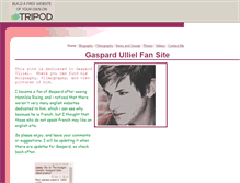 Tablet Screenshot of gaspard-ulliel.tripod.com